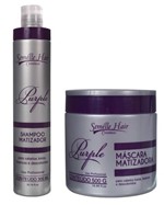 Ficha técnica e caractérísticas do produto Kit Purple Semélle Hair Shampoo Matizador + Máscara 500 G - Semelle Hair