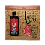 Ficha técnica e caractérísticas do produto Kit QOD Barber Shop Beer Shampoo 3 em 1 + Cera Killer 70g - Qod Cosmetics