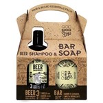 Ficha técnica e caractérísticas do produto Kit QOD Barber Shop Beer Shampoo 3 em 1 + Sabonete 200g
