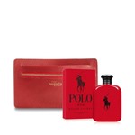 Ficha técnica e caractérísticas do produto Kit Ralph Lauren Polo Red Eau de Toilette 40ml + Presente Carteira