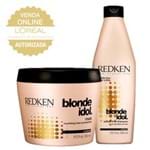 Ficha técnica e caractérísticas do produto Kit Redken Blonde Idol Restauração Desamareladora (Shampoo e Máscara) Conjunto