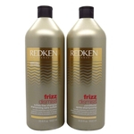 Kit Redken Frizz Dismiss Shampoo 1 Litro + Condicionador 1 Litro