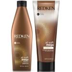 Ficha técnica e caractérísticas do produto Kit Redken Shampoo All Soft Mega 300ml+Mascara 200ml