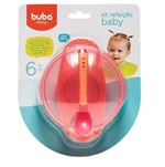 Ficha técnica e caractérísticas do produto Kit Refeição Baby Rosa - Buba Baby