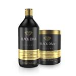 Ficha técnica e caractérísticas do produto Kit Relaxamento Ácido - Relaxa e Alisa - Black Diva Ybera