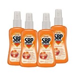 Ficha técnica e caractérísticas do produto Kit Repelente SBP Advanced Spray 100ml com 4 Unidades