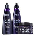 Ficha técnica e caractérísticas do produto Kit Retrô Cosméticos Blond Angel Trio (3 Produtos)