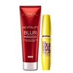 Ficha técnica e caractérísticas do produto Kit Revitalift Blur L'Oréal Paris + The Colossal Volum' Express Maybelline Kit
