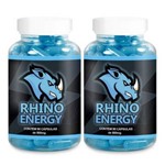 Kit 5 Rhino Energy Estimulante 500mg - 90 Cápsulas