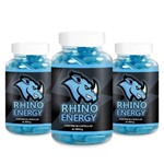 Ficha técnica e caractérísticas do produto Kit 3 Rhino Energy Viagra Natural 500mg - 90 Cápsulas