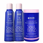 Ficha técnica e caractérísticas do produto Kit Richée Soul Blond Desamarelador Shampoo + Condicionador + Repositor de Massa Termo Ativo