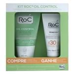 Ficha técnica e caractérísticas do produto Kit Roc - Oil Control Antioxidante Sérum FPS30 + Oil Control Intensive Cleanser Kit
