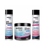 Ficha técnica e caractérísticas do produto Kit S.O.S Bomba Shampoo + Condicionador + Máscara Salon Line
