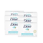 Ficha técnica e caractérísticas do produto Kit Sabonete Dove Baby Hidratação Enriquecida 75g 6 Unidades
