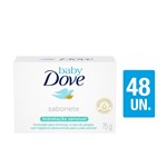 Ficha técnica e caractérísticas do produto Kit Sabonete Dove Baby Hidratacao Sensivel 75g com 48UN