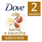 Ficha técnica e caractérísticas do produto Kit Sabonete Dove Karité e Baunilha 90g com 2 Unidades
