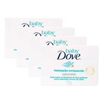 Ficha técnica e caractérísticas do produto Kit Sabonete em Barra Dove Baby Hidratação Enriquecida - 4 Unidades