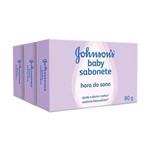 Ficha técnica e caractérísticas do produto Kit Sabonete Johnson`s Baby Hora do Sono 80g Leve 3 Pague 2