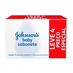 Ficha técnica e caractérísticas do produto Kit Sabonete Johnson`s Baby Regular com 4 Preço Especial