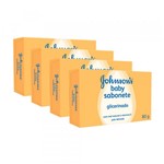 Ficha técnica e caractérísticas do produto Kit Sabonete Johnsons Baby Glicerinado 80g 4 Unidades - Johnsons