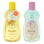 Kit Sabonete Líquido e Shampoo Infantil Biomátika