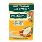Ficha técnica e caractérísticas do produto Kit Sabonete Palmolive Sensação Luminosa Argan 85g Leve 8 Pague 7