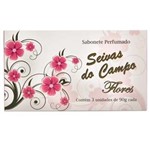 Ficha técnica e caractérísticas do produto Kit Sabonete Seivas da Natureza Flores 90g 3 Unidades