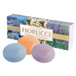 Ficha técnica e caractérísticas do produto Kit Sabonetes Perfumados Fiorucci Alga/Flor/Lav 270g