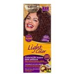 Tinta Light Color Kit 7.7 Marrom Dourado - Salon Line