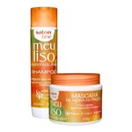 Ficha técnica e caractérísticas do produto Kit Salon Line Meu Liso #AlisadoeRelaxado Shampoo 300ml + Máscara de Tratamento 500g