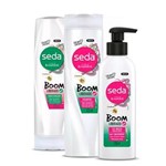 Ficha técnica e caractérísticas do produto Kit Seda Boom Liberado Shampoo + Condicionador + Creme de Limpeza - 200ml