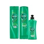 Kit Seda Cachos Definidos Creme para Pentear 300ml + Shampoo 325ml + Condicionador 325ml