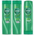 Ficha técnica e caractérísticas do produto Kit Seda Cachos Definidos Shampoo 325ml 2 Unidades Condicionador 325ml