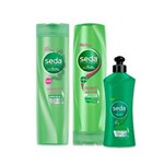 Ficha técnica e caractérísticas do produto Kit Seda Crescimento Saudável Creme para Pentear 300ml + Shampoo 325ml + Condicionador 325ml