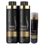 Ficha técnica e caractérísticas do produto Kit Seduction Força 10x1 Mandioca Shampoo + Cond 1l + Leave In 300g