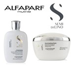 Ficha técnica e caractérísticas do produto Kit Semi Di Lino Diamond Shampoo 250ml e Máscara 200ml - Alfaparf