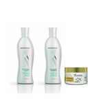Ficha técnica e caractérísticas do produto Kit Senscience Silk Moisture Shampoo + Cond 300ml + Máscara Arvensis Tec oil - 250g