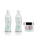 Ficha técnica e caractérísticas do produto Kit Senscience Silk Moisture Shampoo + Cond 300ml + Máscara YKAS Banho de Verniz - 500g