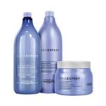 Ficha técnica e caractérísticas do produto Kit Serie Expert Shampoo + Condicionador 1500ml + Máscara Blondifier Gloss 500g