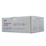 Ficha técnica e caractérísticas do produto Kit Seringa Botox - 100 Unid - 0,5ml 6mm X 0,25mm Ultrafina