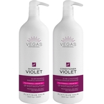 Ficha técnica e caractérísticas do produto Kit Shampoo 1000ml + Condicionador 1000ml Violet Vegas Professional