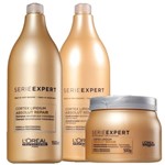 Ficha técnica e caractérísticas do produto Kit Shampoo 1500ml + Condicionador 1500ml + Máscara 500gr L'Oréal Cortex Lipidium - Loreal
