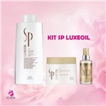 Ficha técnica e caractérísticas do produto Kit Shampoo 1l+ Mascara 400ml+ Oleo 100ml Wella Sp Luxe Keratin