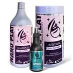 Ficha técnica e caractérísticas do produto Kit Shampoo 1L + Máscara Nano Platinum 1L + Queratina 300ml Louhi