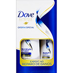 Ficha técnica e caractérísticas do produto Kit Shampoo 400ml + Condicionador 200ml Dove Reconstrução