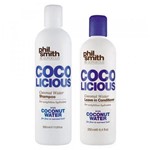 Kit Shampoo 350ml e Condicionador 250ml Phil Smith Coco Licious Coconut Water