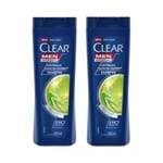 Kit Shampoo Anticaspa Clear Men 200ml 2 Unidades