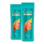 Ficha técnica e caractérísticas do produto Kit 2 Shampoo Anticaspa Clear Scalpfoods Detox Antipoluição 200ml