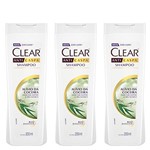 Ficha técnica e caractérísticas do produto Kit Shampoo Anticaspa Clear Women Alívio da Coceira 200ml com 3