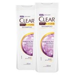 Ficha técnica e caractérísticas do produto Kit 2 Shampoo Anticaspa Clear Women Hidratação Intensa 200ml
